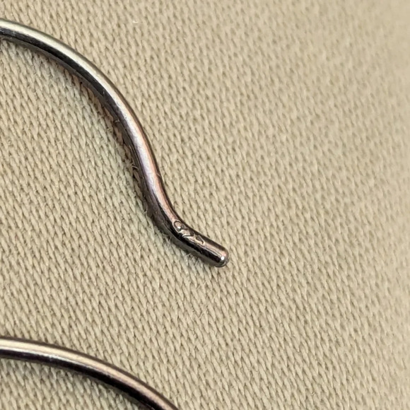 Sterling Silver swirl  earrings - Picture 4 of 4